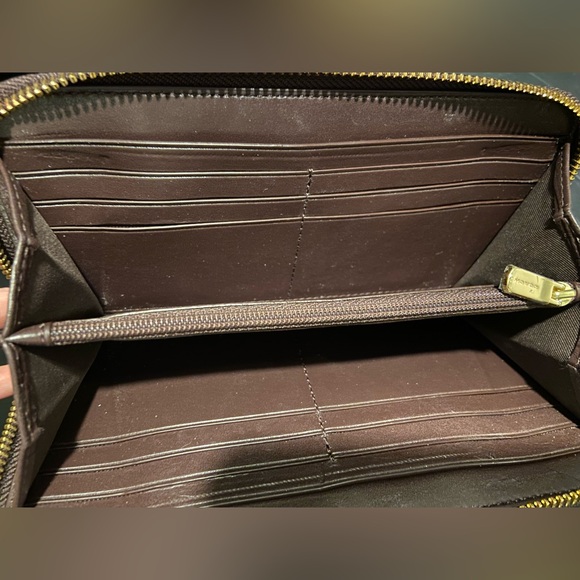 GUC COACH Mini Christie Carryall & Matching Wallet Set Wildflower Print Oxblood - Picture 14 of 15